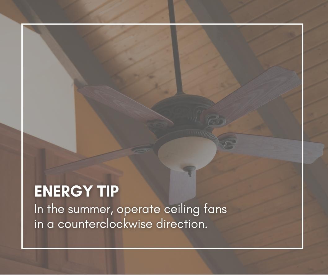 Ceiling Fan Energy Efficiency